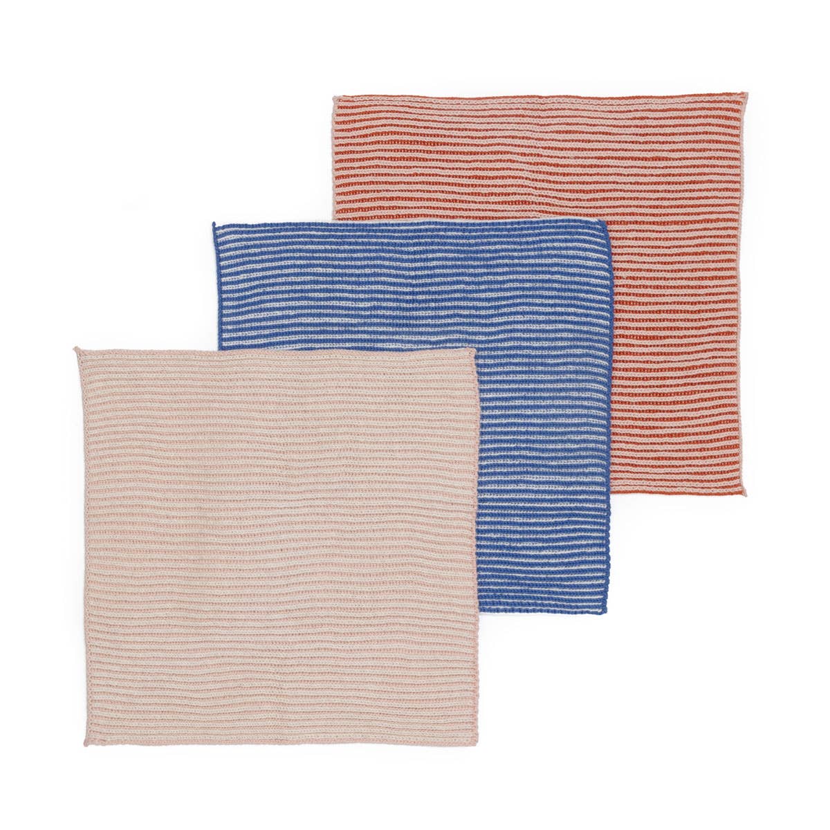 3 cotton dishcloths