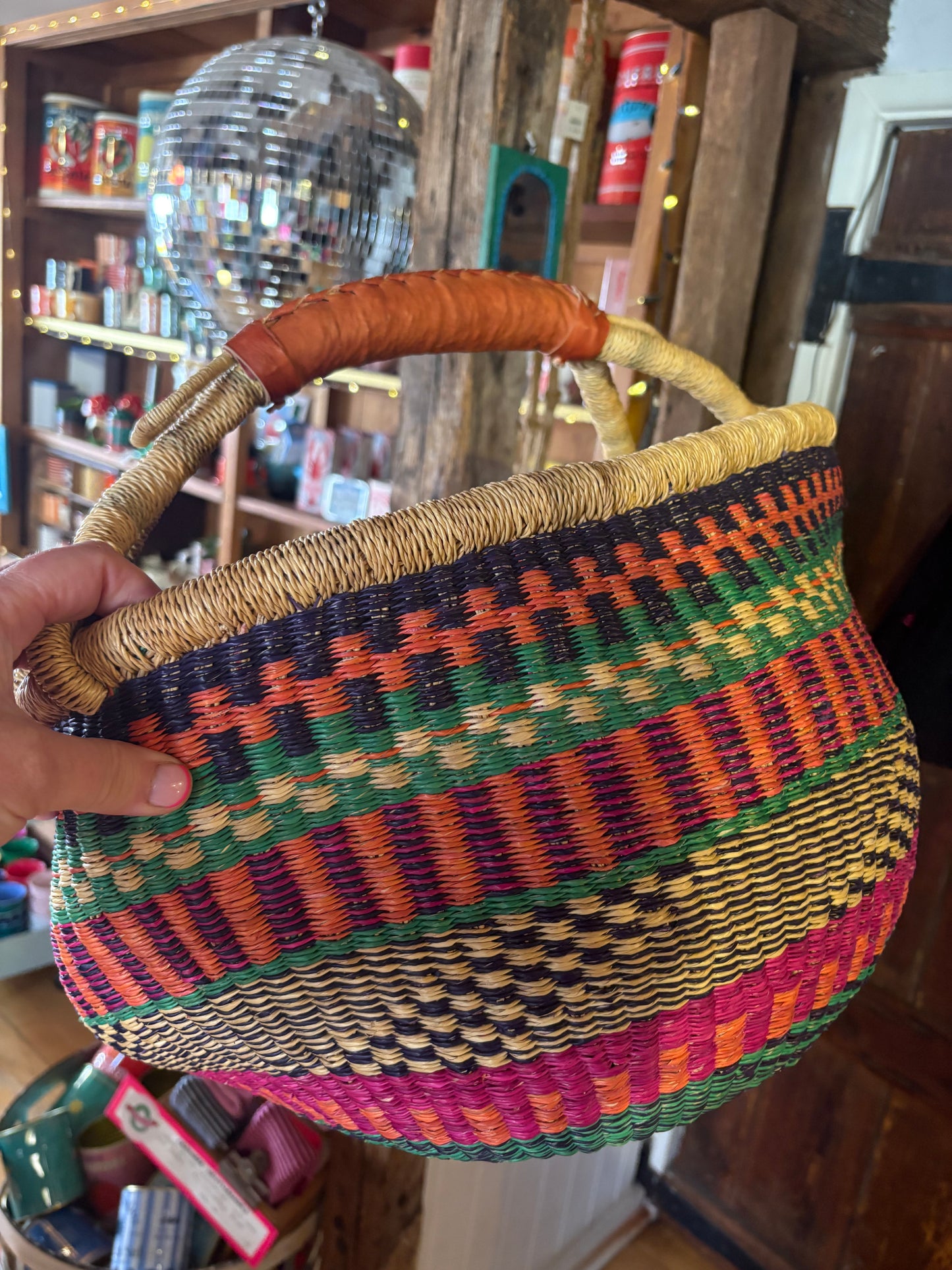 Extra large Bolga baskets