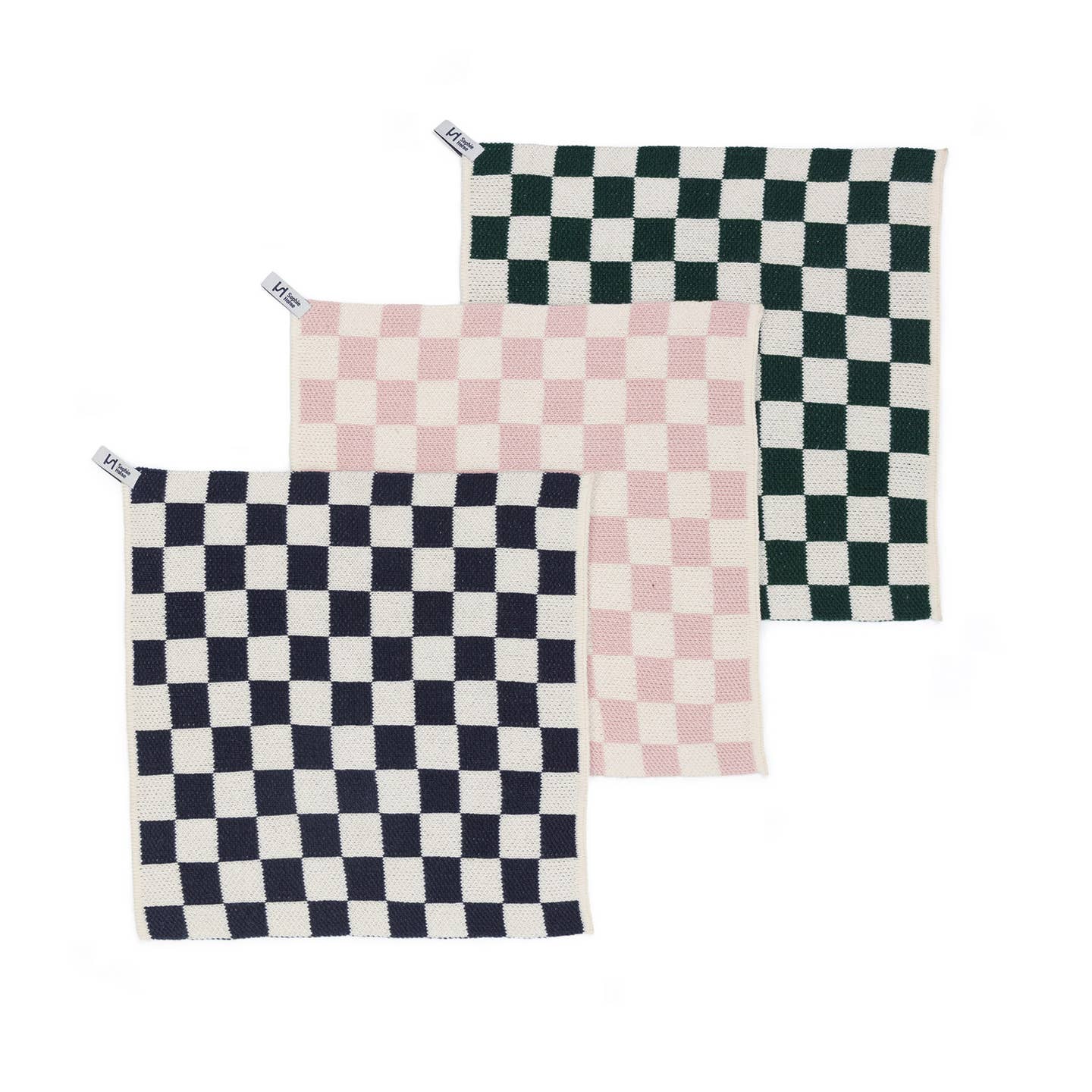 3 cotton dishcloths