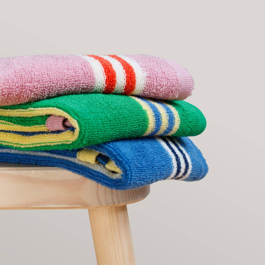 Towelling hand towel