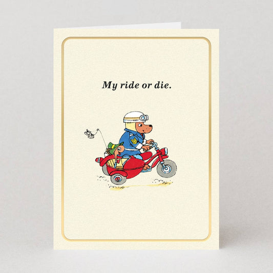 Ride or die mini card