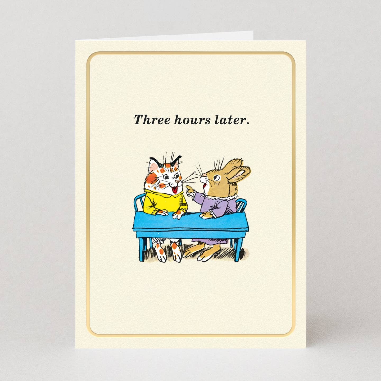 3 hours later mini card