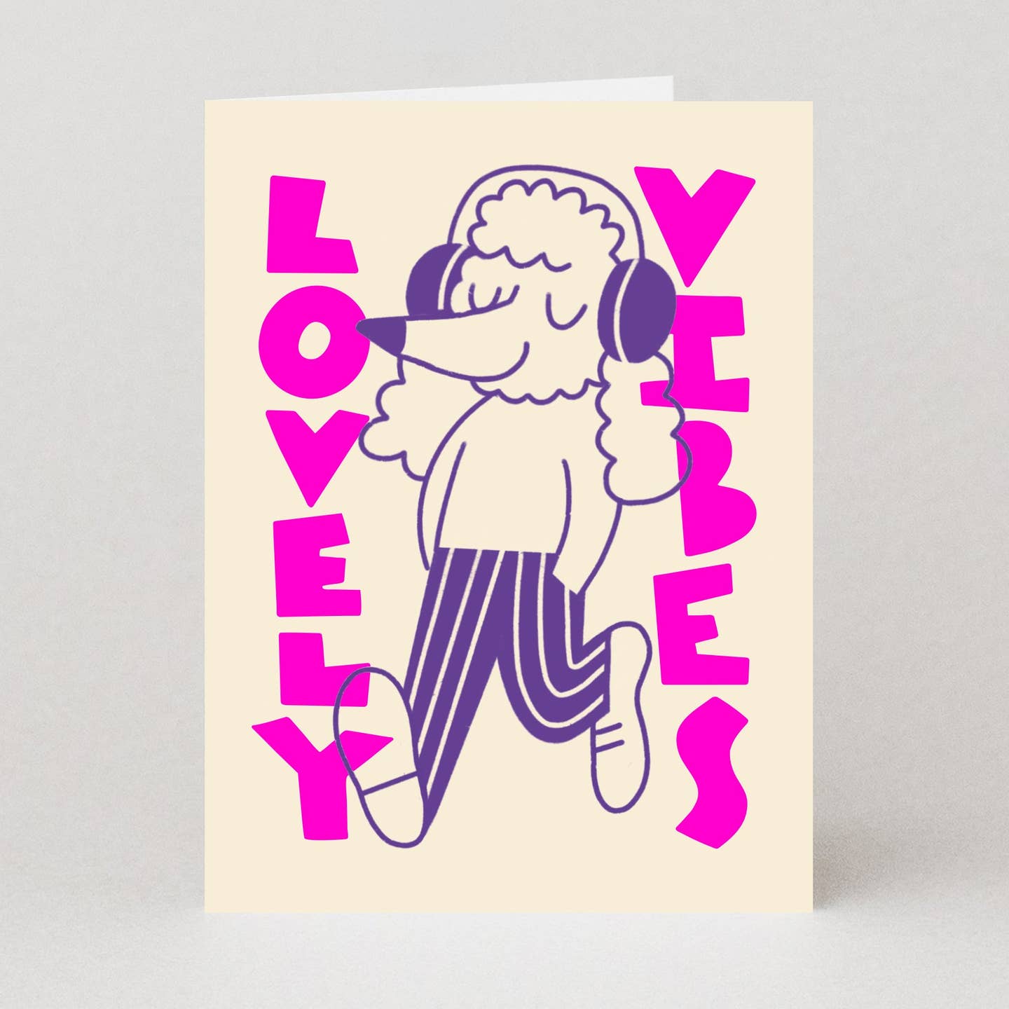 Lovely vibes mini card