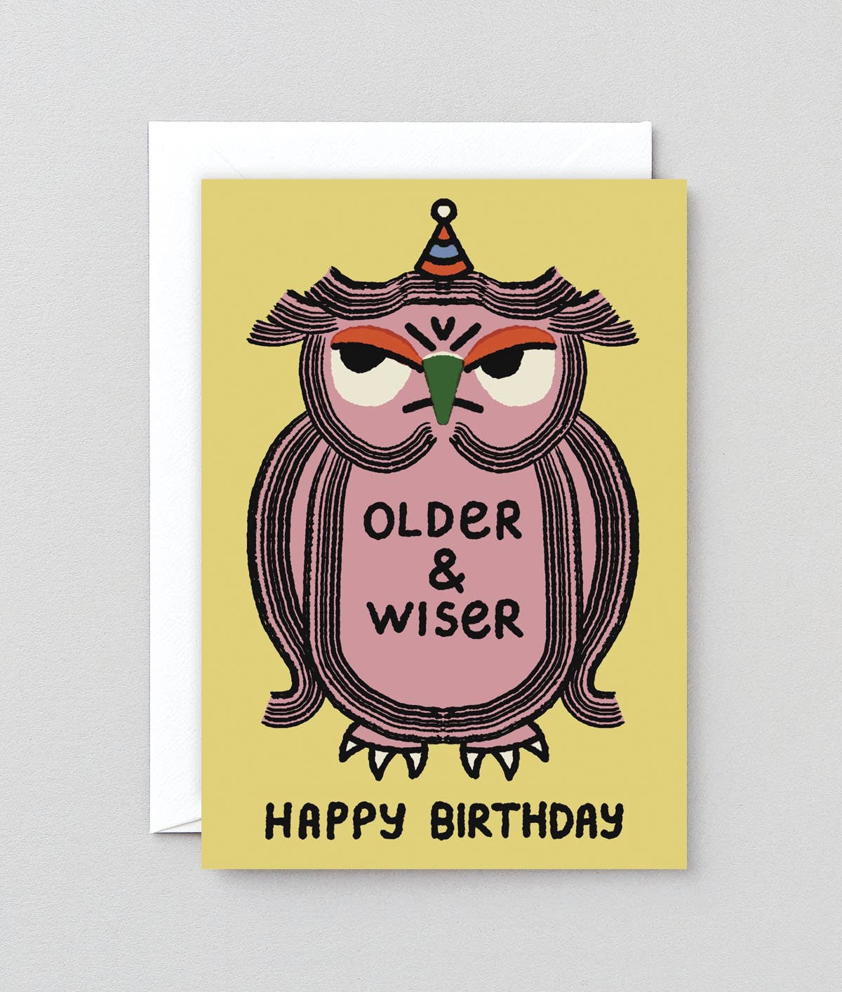 Older and wiser birthday card