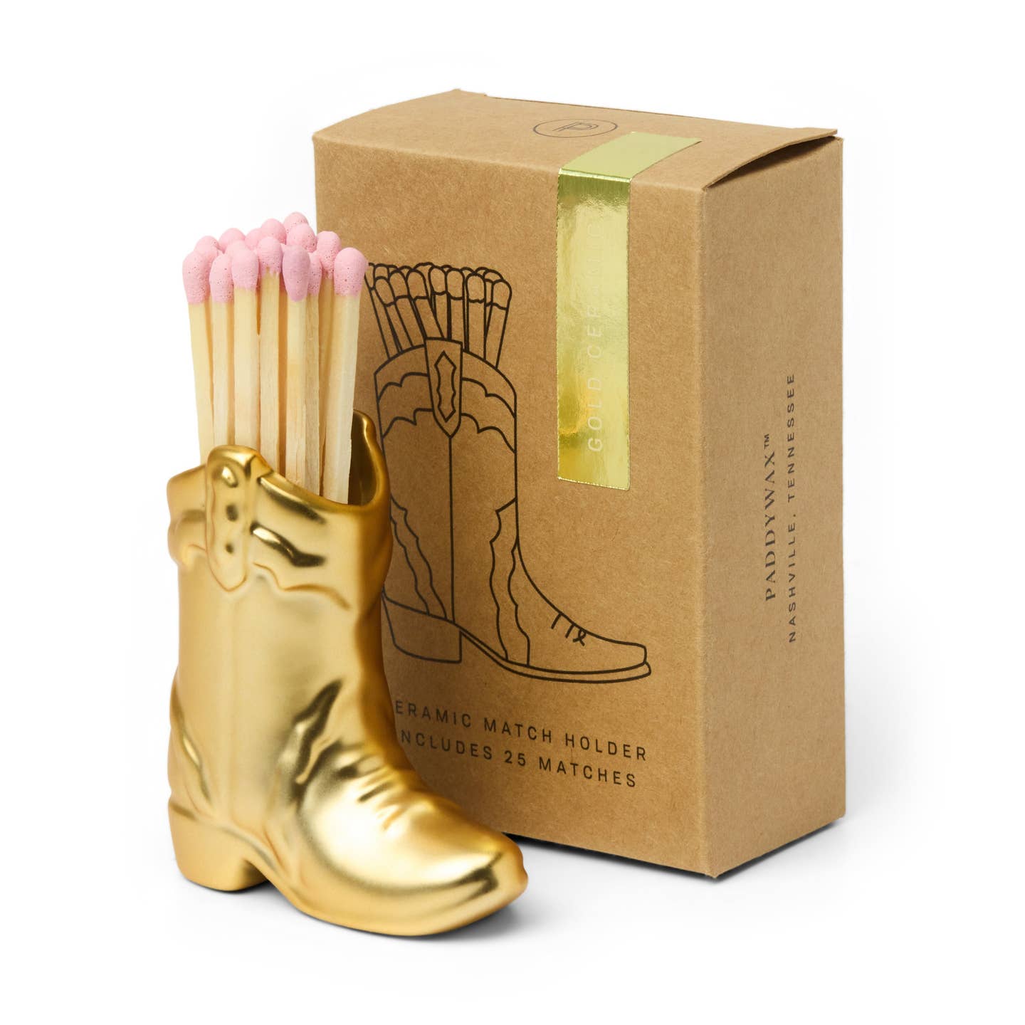 Cowboy boot match holder