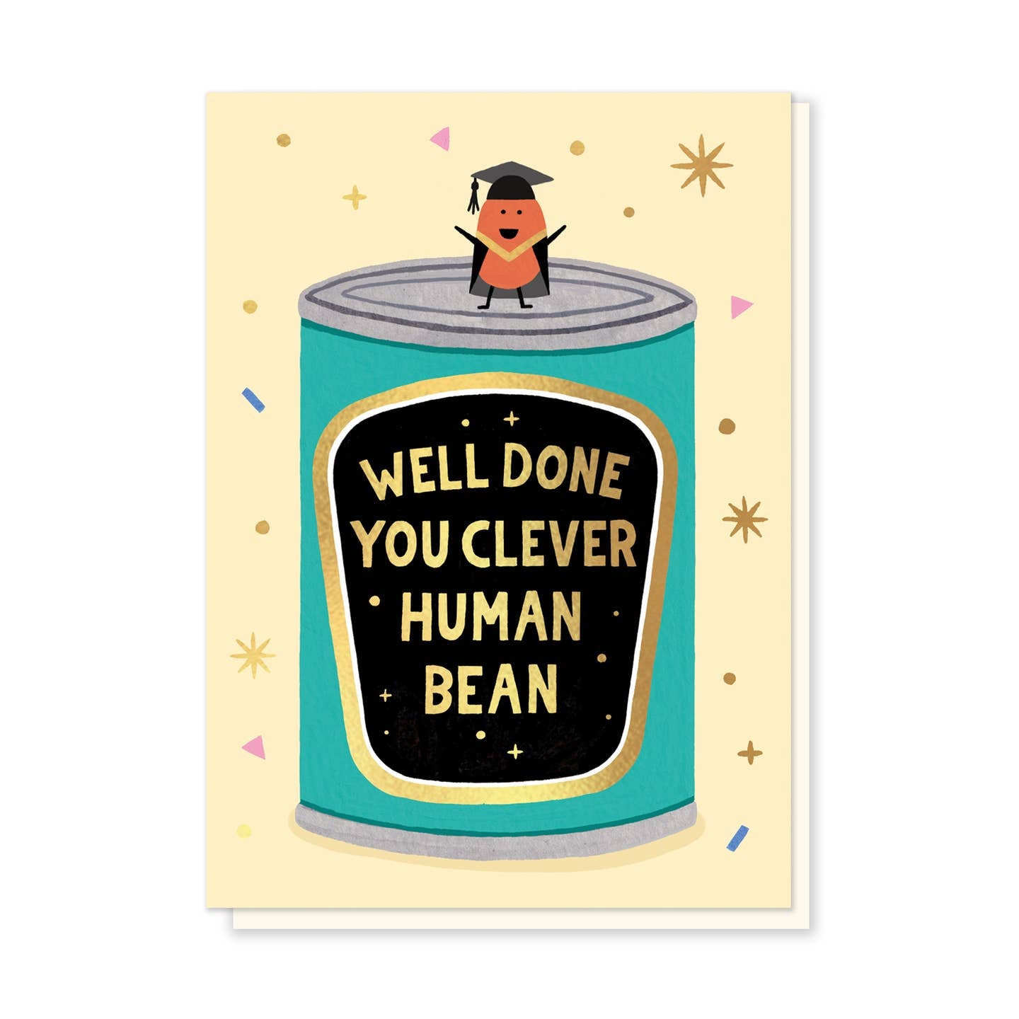 Clever human bean card