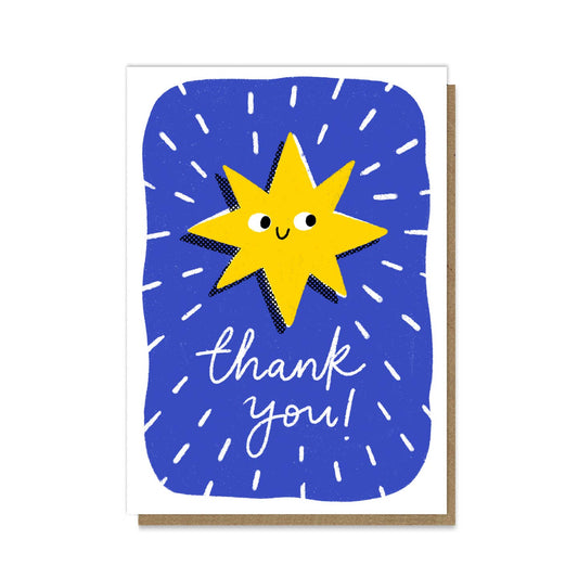Star thank you card