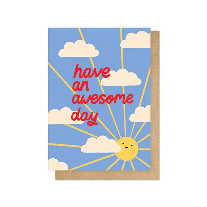 Have an awesome day greetings card