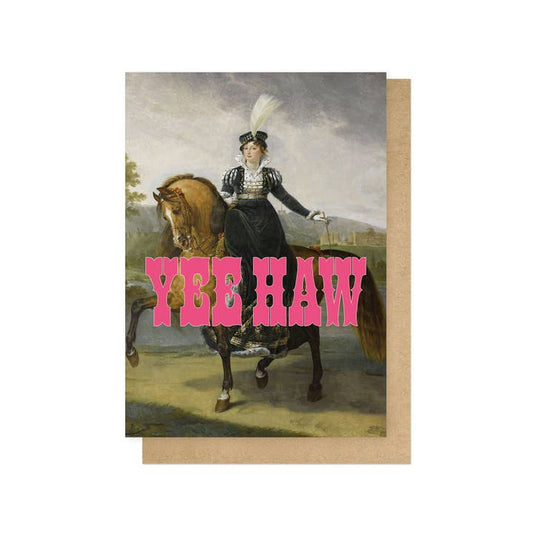 Yee haw greetings card