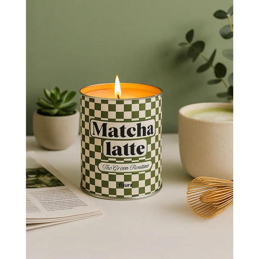 Matcha latte scented candle