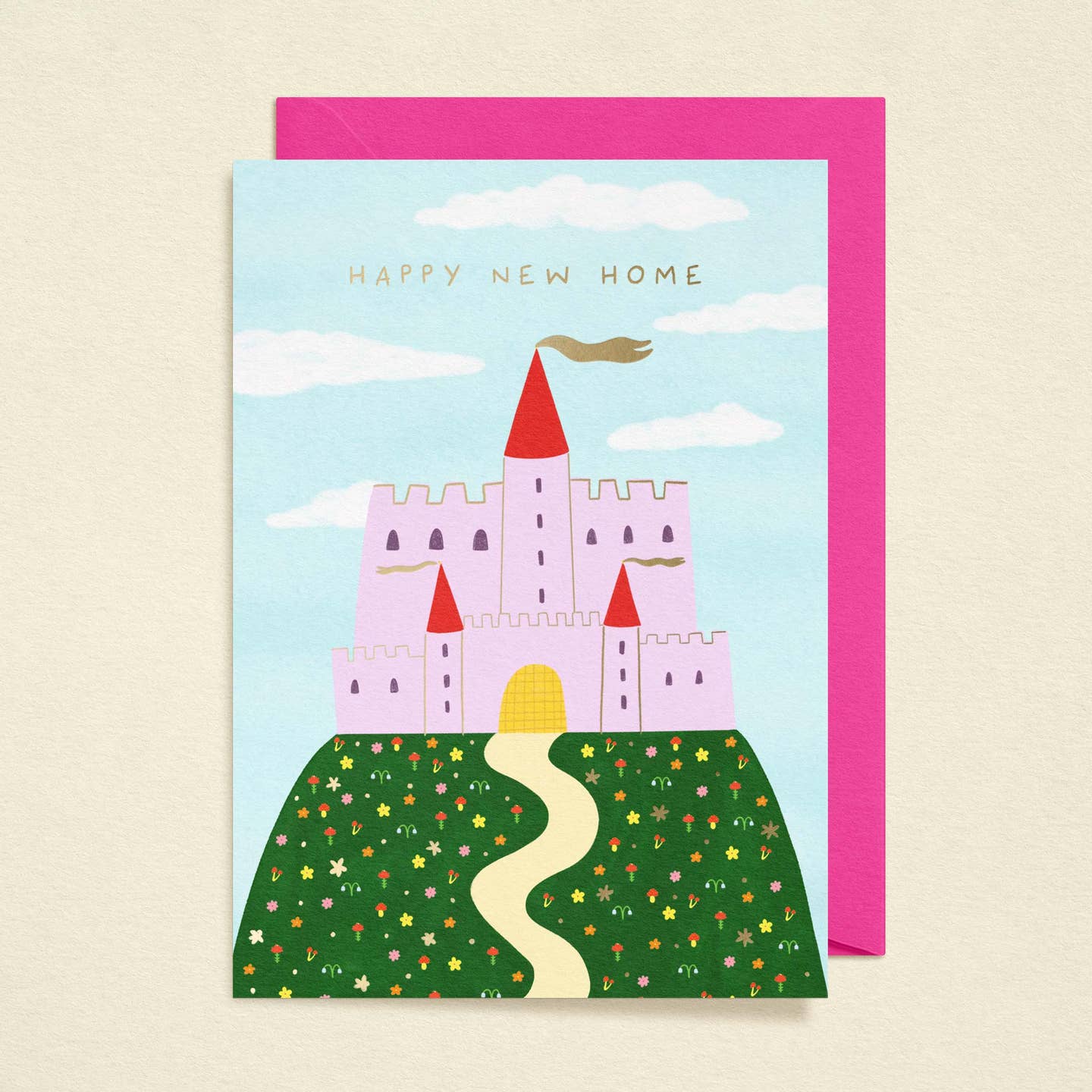 Happy new home castle card