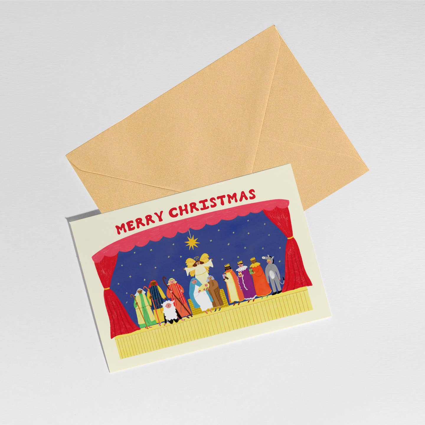 Merry Christmas nativity card