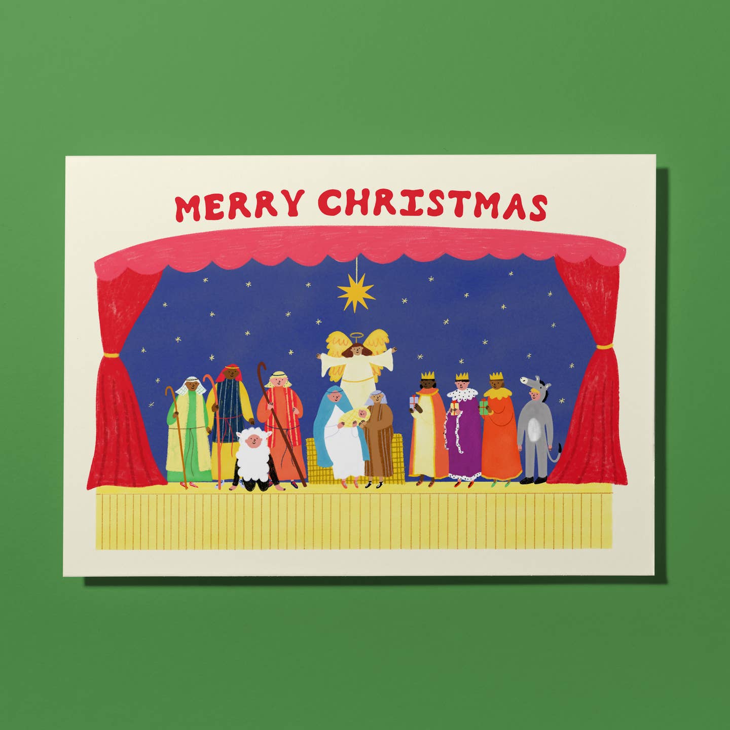 Merry Christmas nativity card