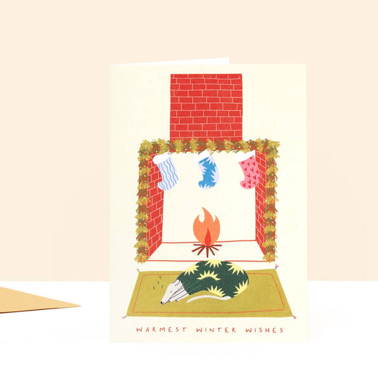 Warmest winter wishes card