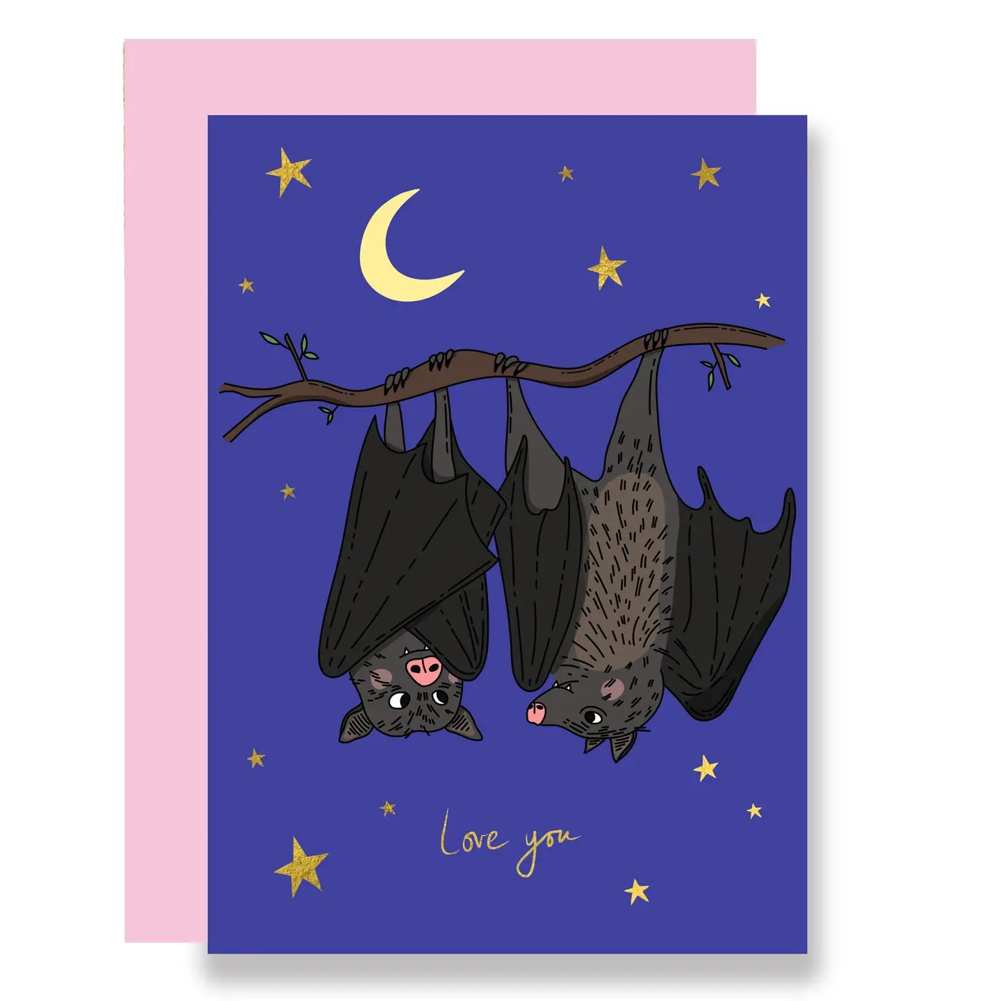 Love you bats card