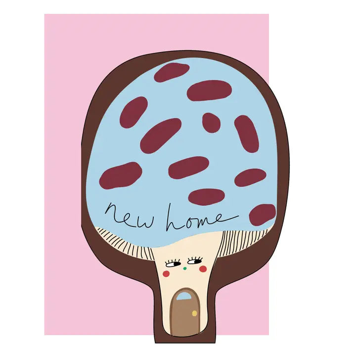 New home mushroom card