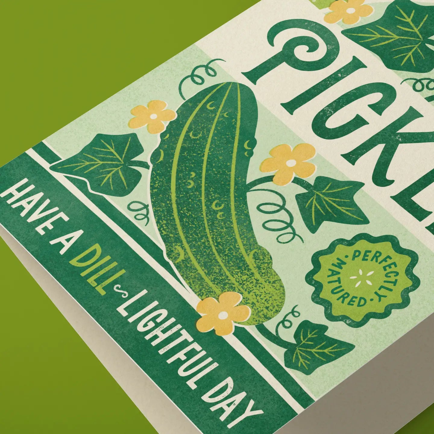 Pickle happy birthday card - Sentimental seeds