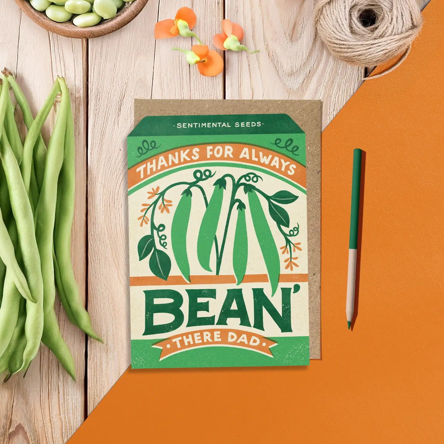 Bean there Dad card - Sentimental seeds