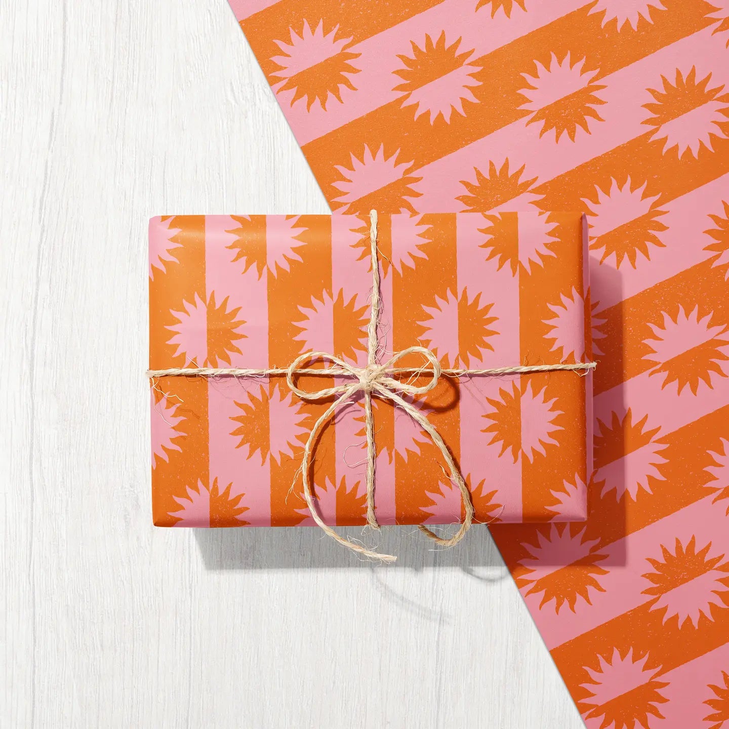 Orange and pink sun wrap