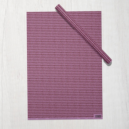 Plum diamond wrap