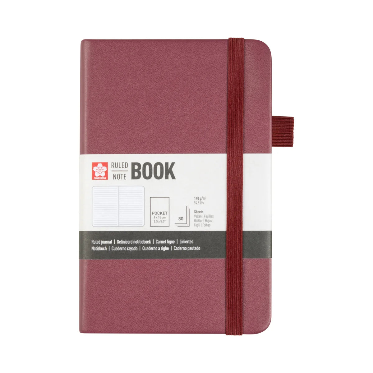 Lined notebook 9x14cm