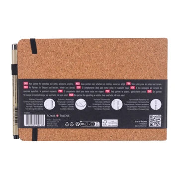 Cork sketchbook 21x15cm