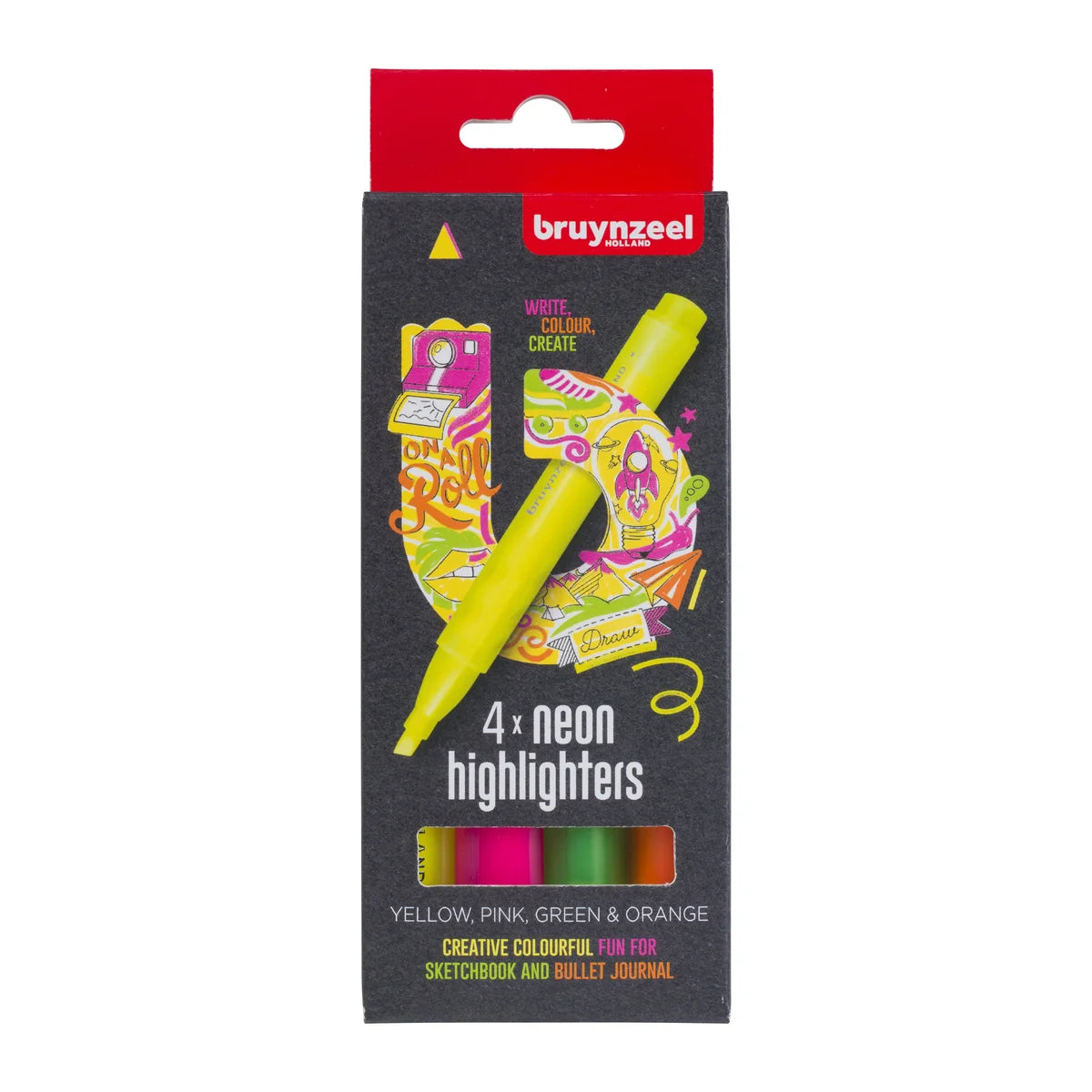 Neon highlighter set