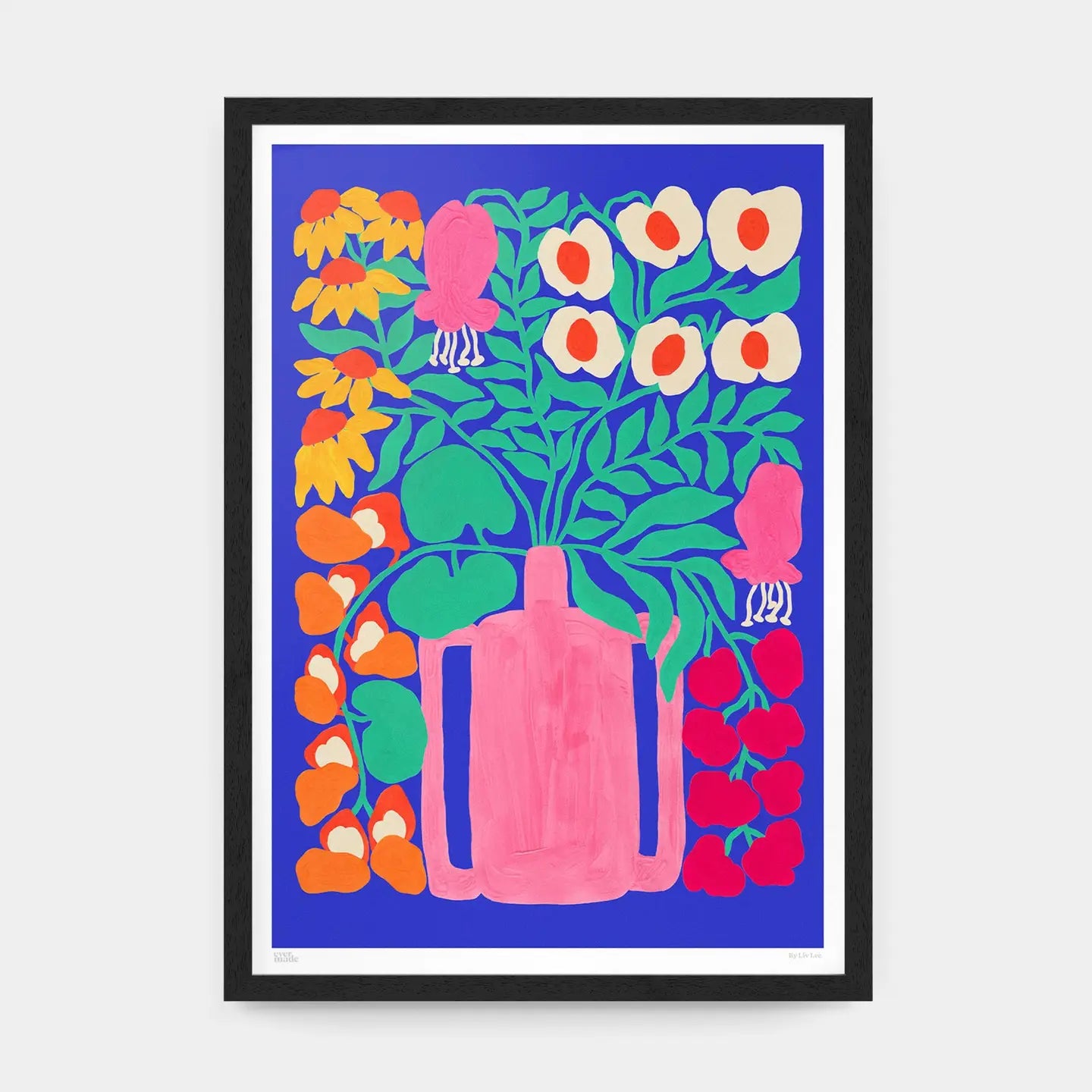 Blushing A4 art print