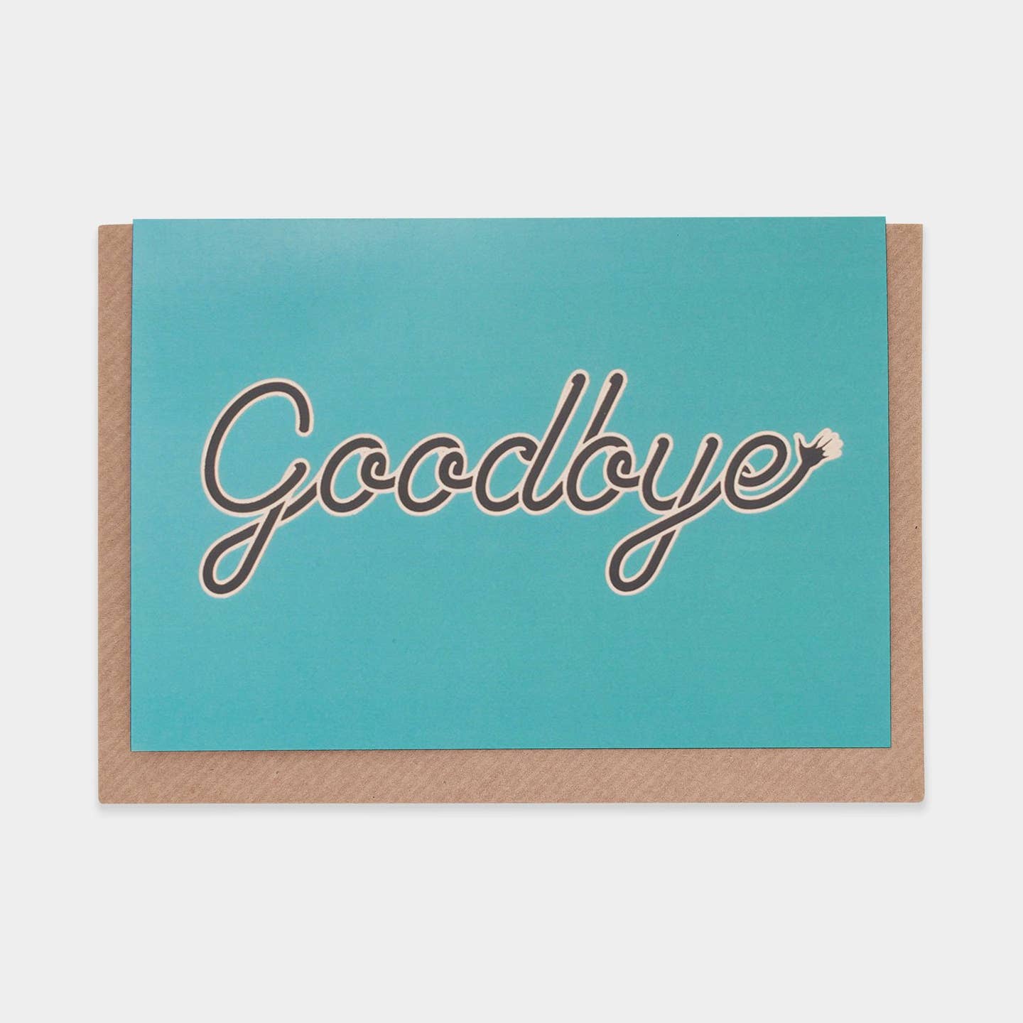 Goodbye greetings card