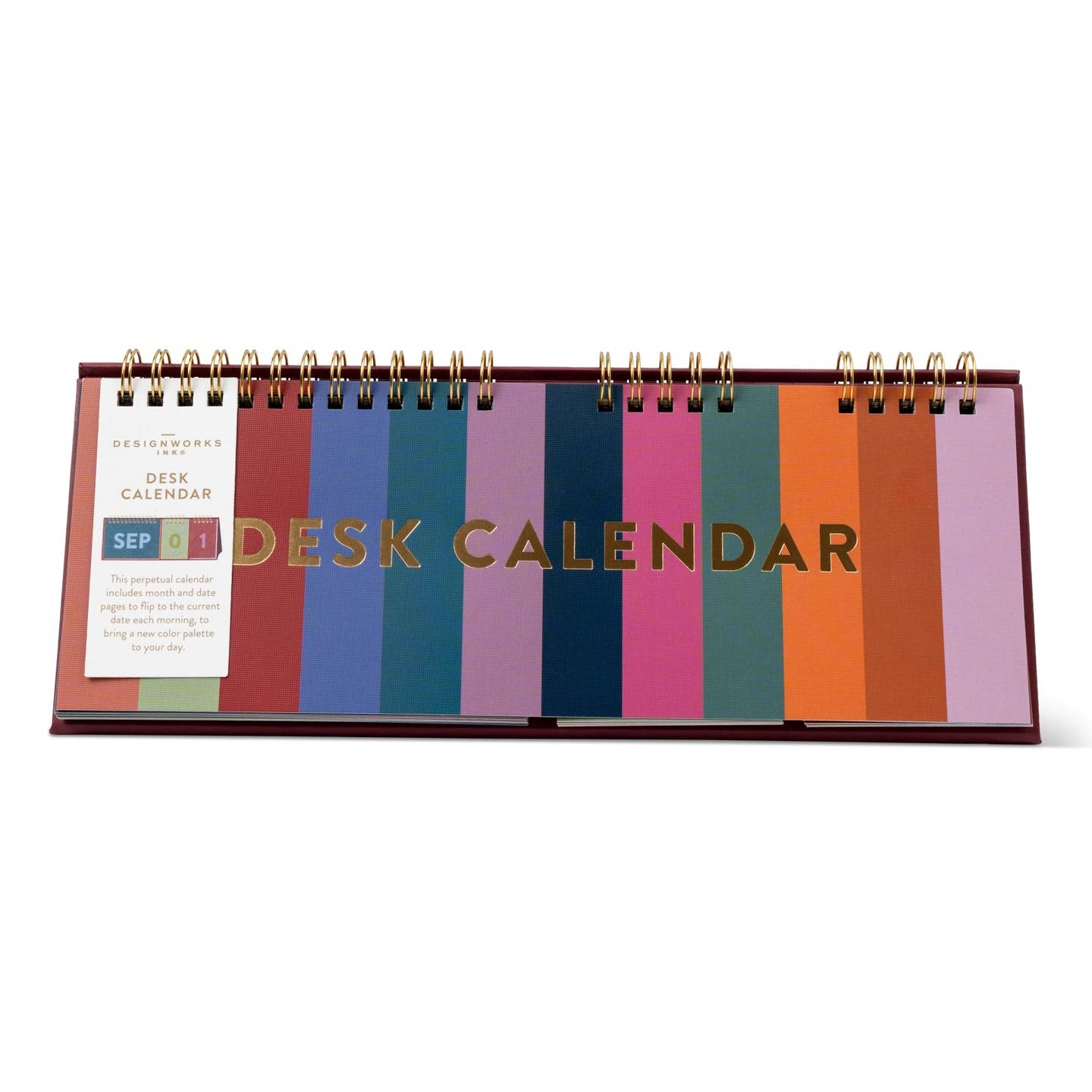 Perpetual desk calendar