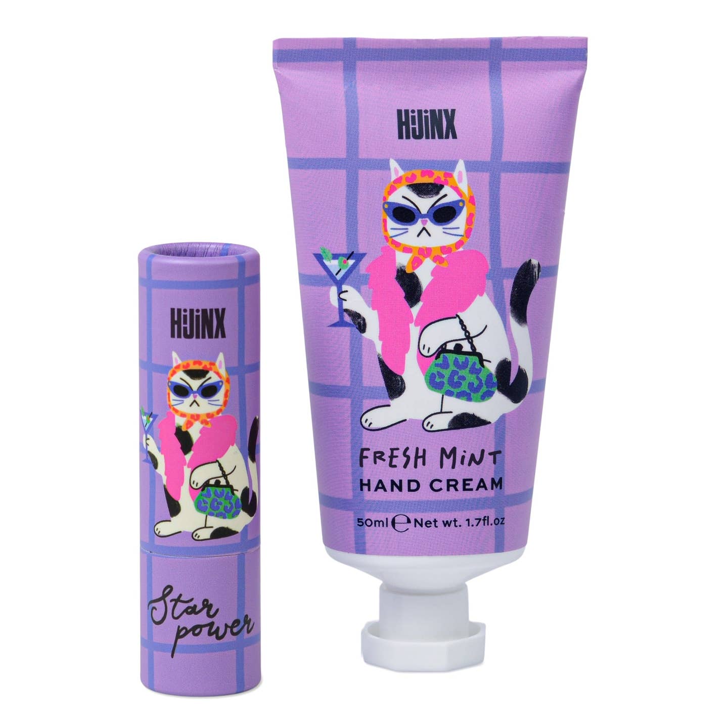 Hand cream and lip balm set