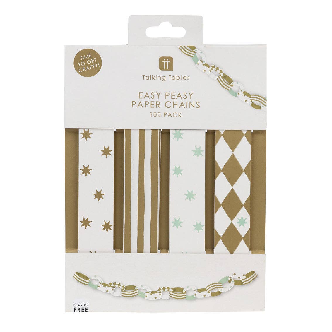 Gold paper chain pack