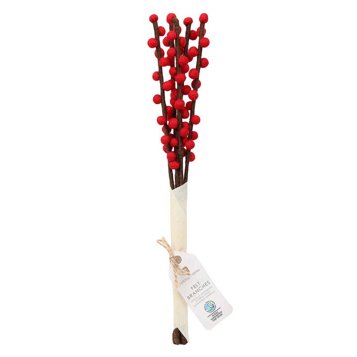Felt pussy willow stems