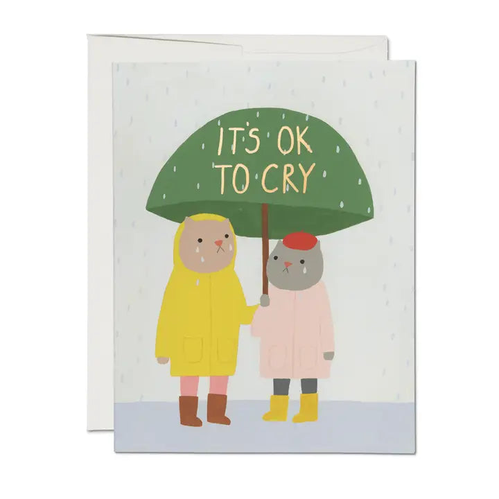 It’s ok to cry card