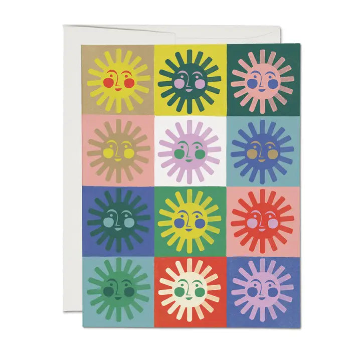 Sunshine tiles card