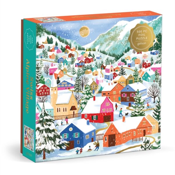Swiss alpine village 500-piece village