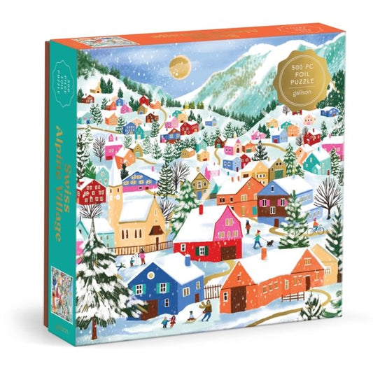 Swiss alpine village 500-piece village