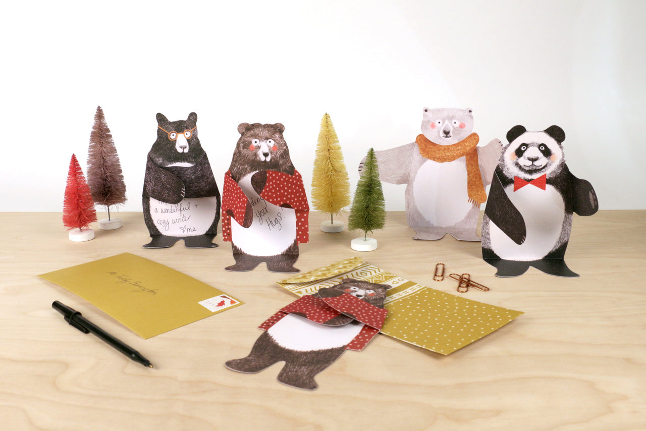 Bear hugs: 12 notecards and envelopes
