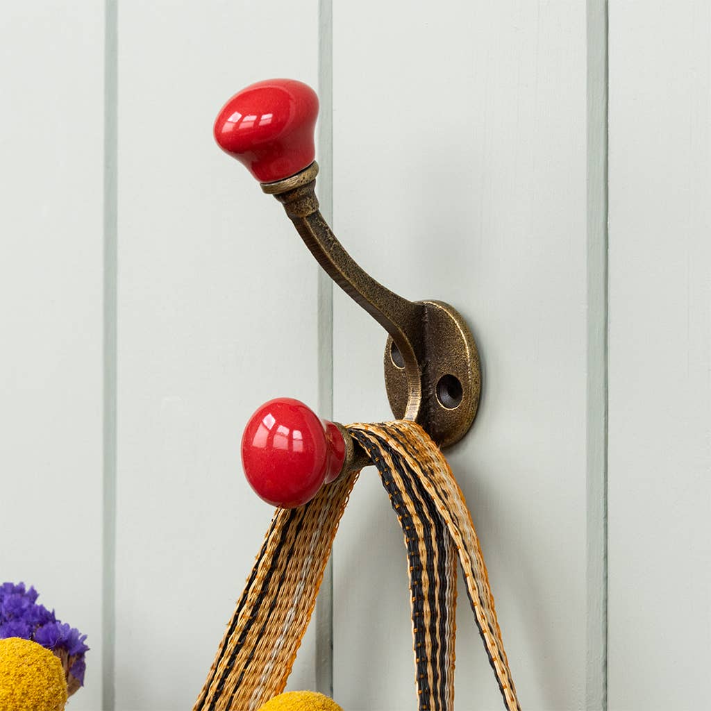 Ceramic double hook