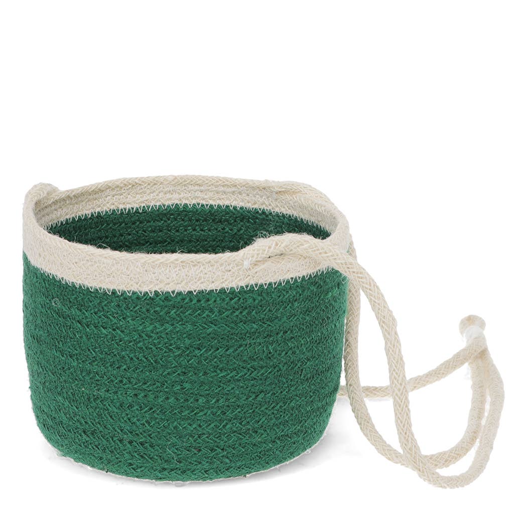 Jute hanging basket
