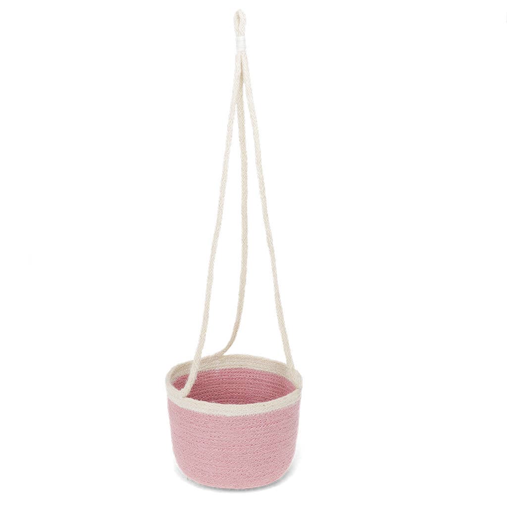 Jute hanging basket