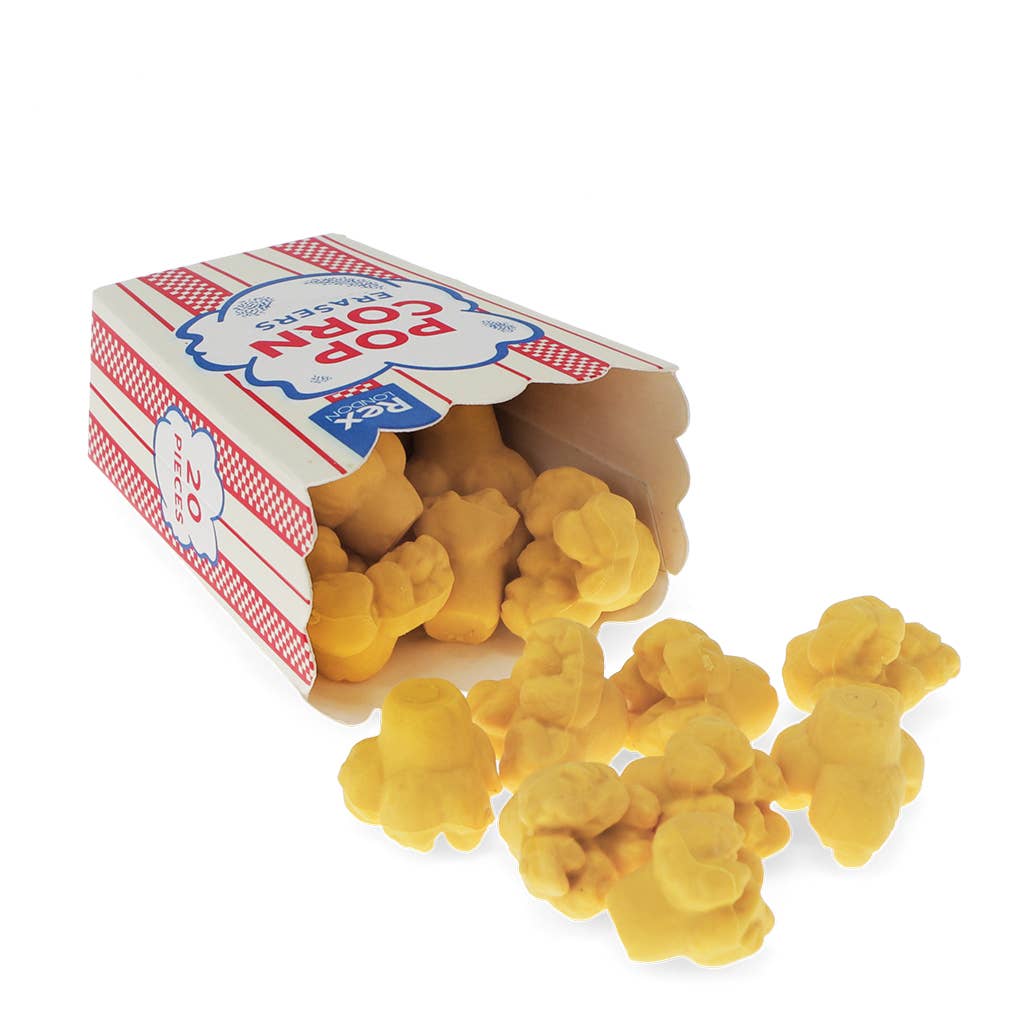Popcorn erasers