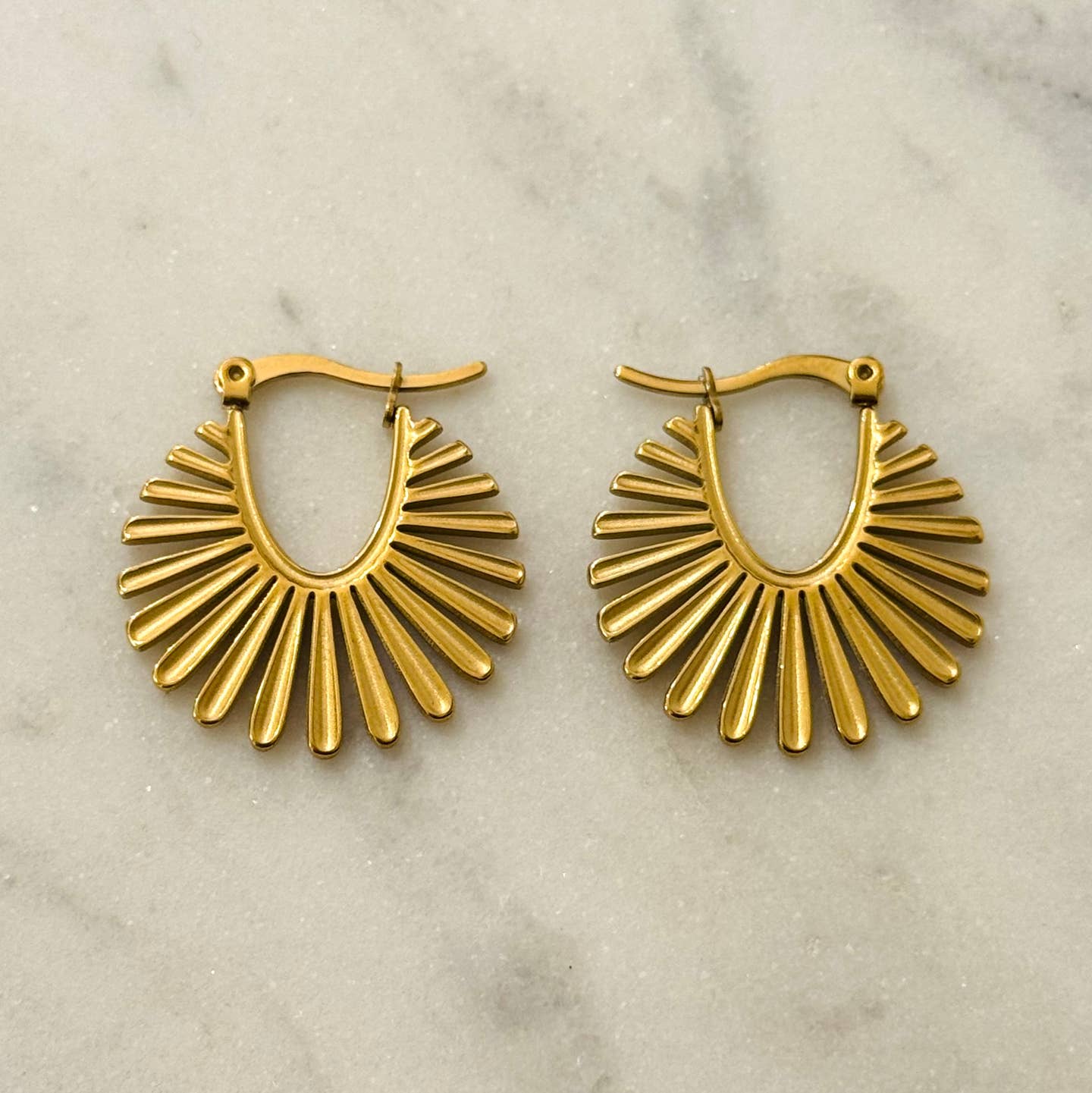 Sunburst earrings
