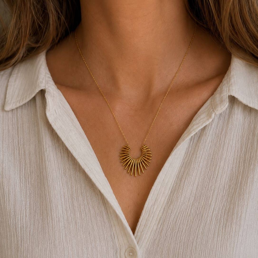 Sunburst necklace