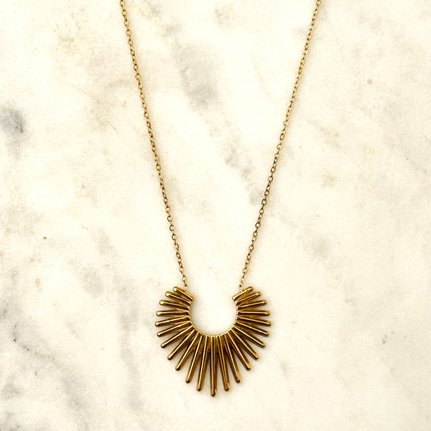 Sunburst necklace