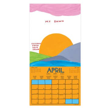 David Shrigley 2027 wall calendar
