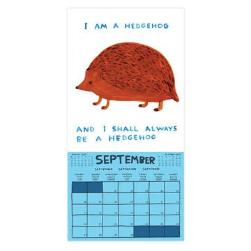 David Shrigley 2027 wall calendar