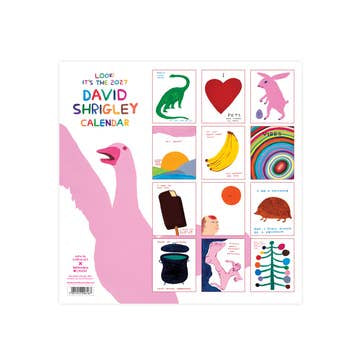 David Shrigley 2027 wall calendar