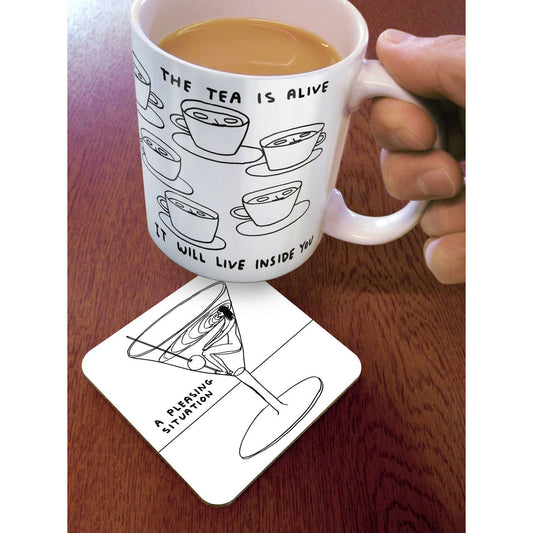 David Shrigley coaster
