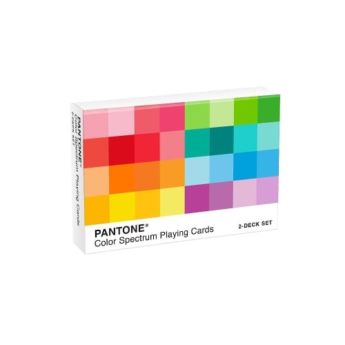 Pantone colour playing cards